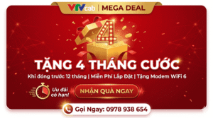 Ưu đãi VTVcab tặng 4 tháng cước
